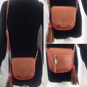 Steve Madden Crossbody Vegan Tassel Bag